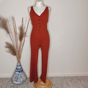 Forever 21 Rust Orange Jumpsuit